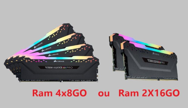 Lequel est le plus performant 4x8 go ou 2x16 go ram.