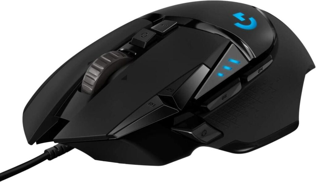 5 meilleures souris gamer filaires et sans fil-Logitech G502 HERO-sur Amazon