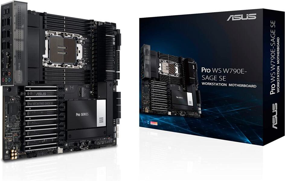 ASUS Pro WS W790E-SAGE-3 meilleures cartes mères pour CPU Intel Xeon W-3400 et W-2400