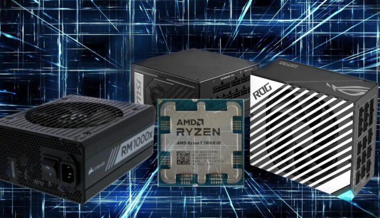3 meilleurs blocs d'alimentation pour AMD RYSEN 7800X3D