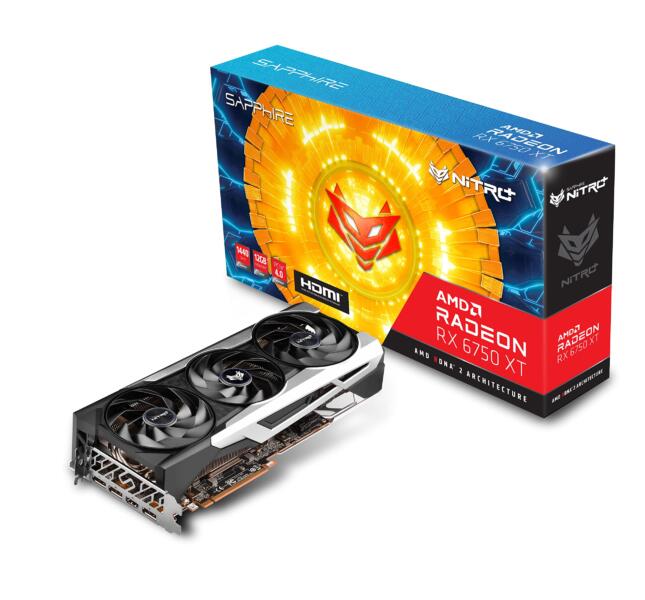 3 Meilleures cartes graphiques pour RX 6750 XT-Sapphire Radeon RX 6750 XT NITRO+