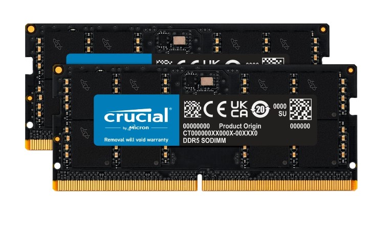 5 Meilleurs kits RAM DDR4 et DDR5 pour PC portable-Crucial DDR5 5600 MHz