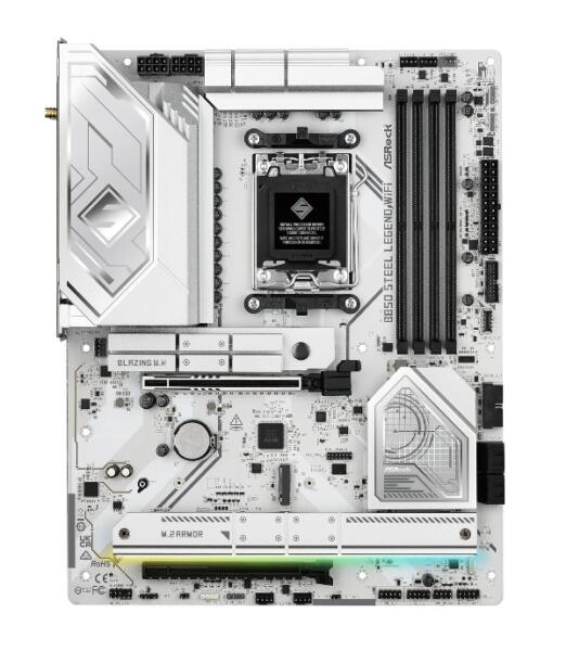 3 meilleures cartes mères pour AMD Ryzen 5 9600X-ASRock B850 Steel Legend WiFi