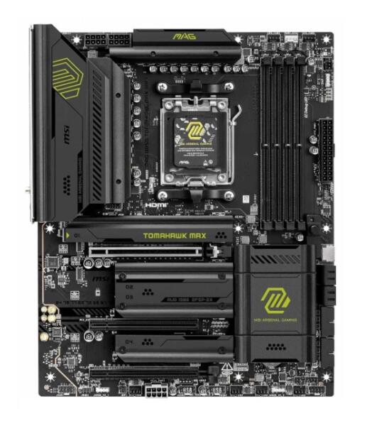 3 meilleures cartes mères pour AMD Ryzen 5 9600X-MSI MAG B850 TOMAHAWK MAX WIFI_