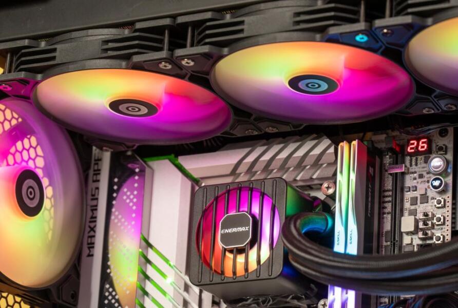 4 Meilleurs Ventirads pour AMD Ryzen 7 9800X3D-Enermax LiqMaxFlo 360 A-RGB