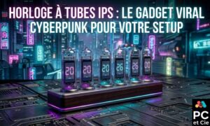 Horloge à tubes IPS : Le gadget Cyberpunk ultime
