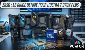 5 Cartes Mères Z890 pour Intel Core Ultra 7 270K